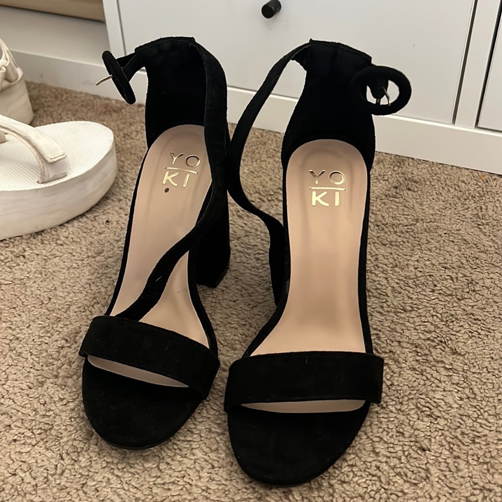Black heels